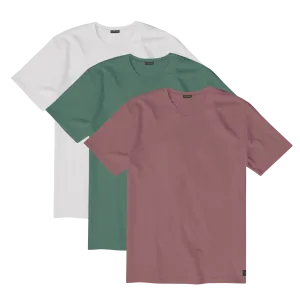 AGT Mens 3 Pack Cotton Tees HEW