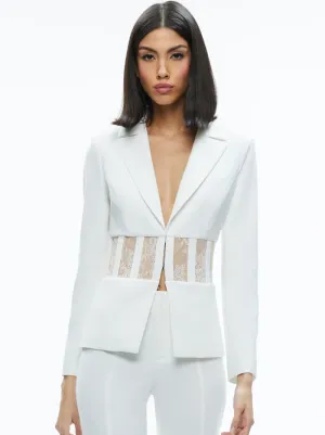 Alexia Fitted Corset Blazer