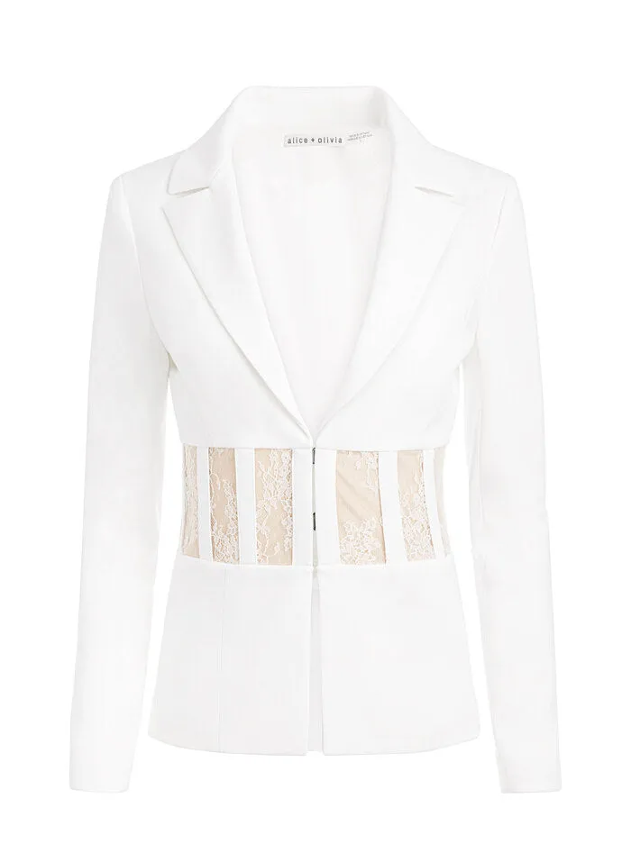 Alexia Fitted Corset Blazer
