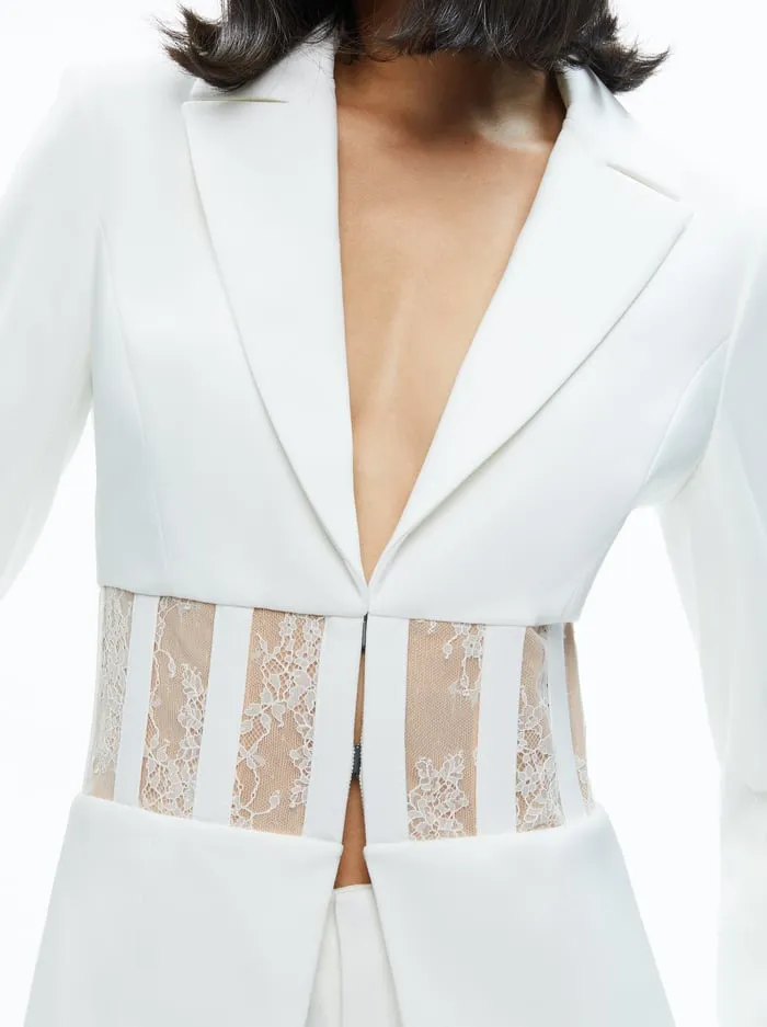 Alexia Fitted Corset Blazer
