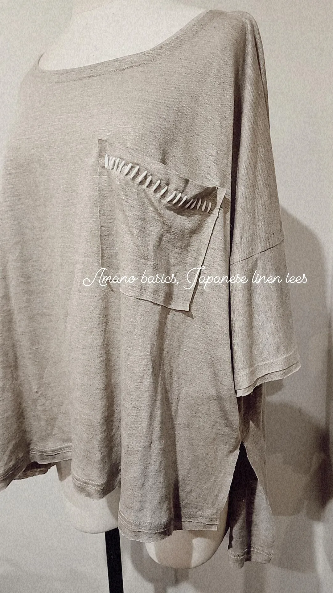 amano Linen Tee Top
