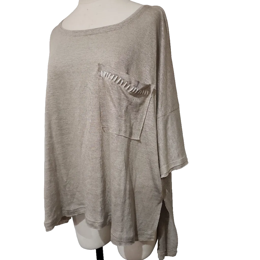amano Linen Tee Top