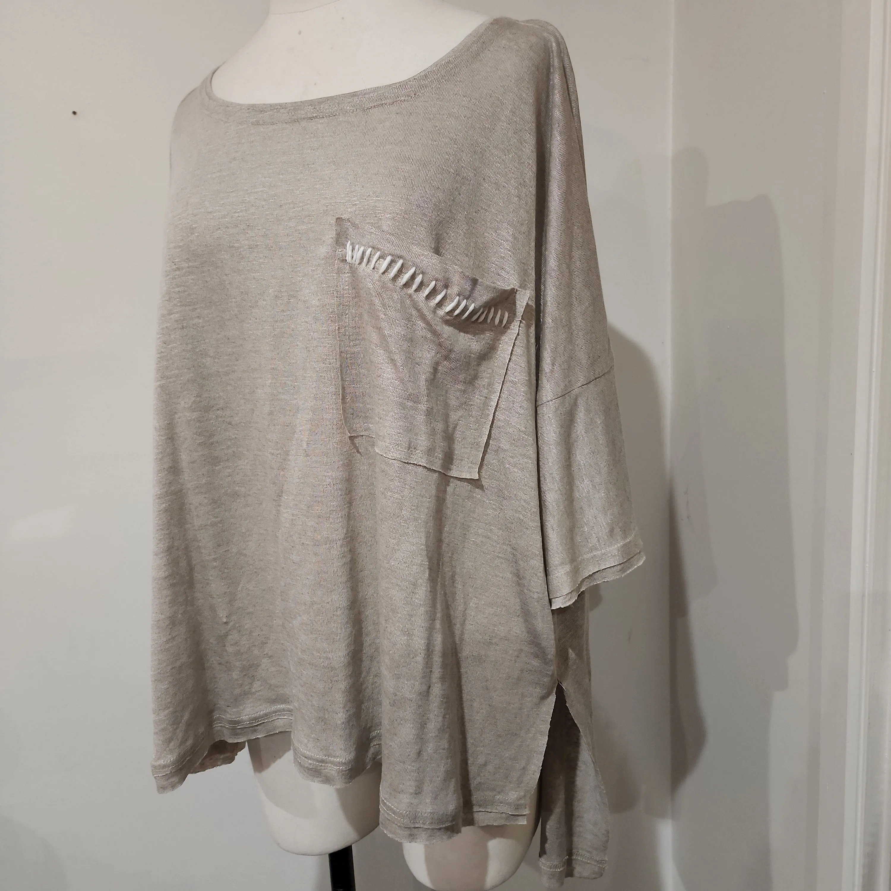 amano Linen Tee Top