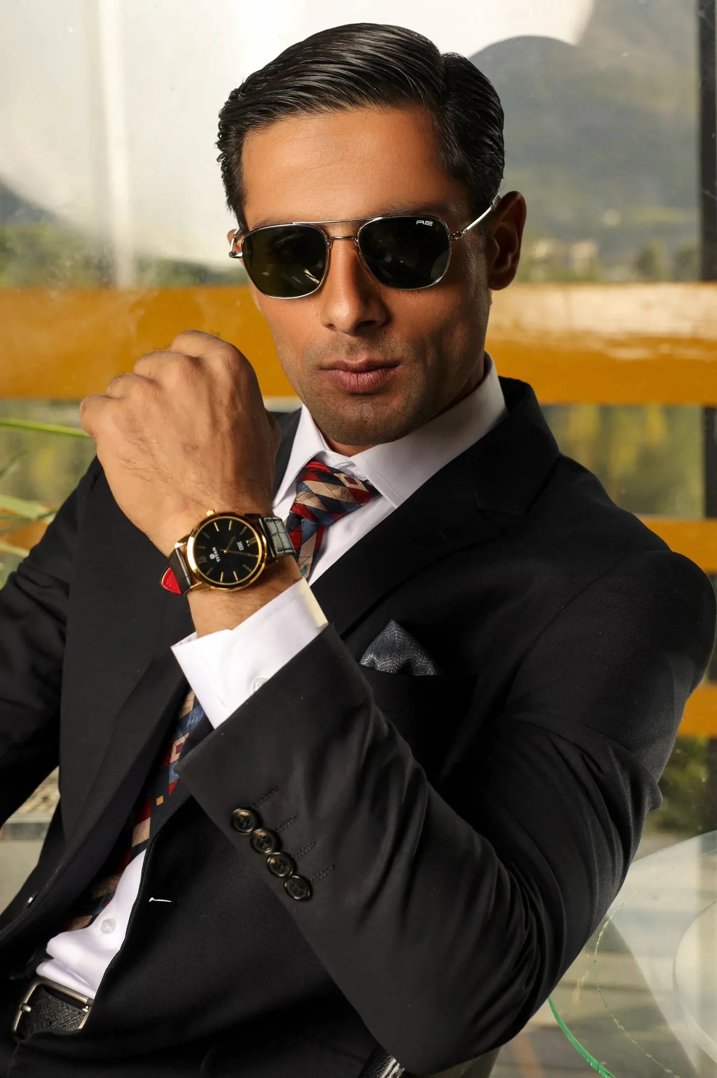 Classic Black 2PC Suit for Men