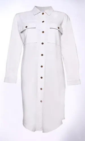 Classic Button Down Shirt with Front Pockets