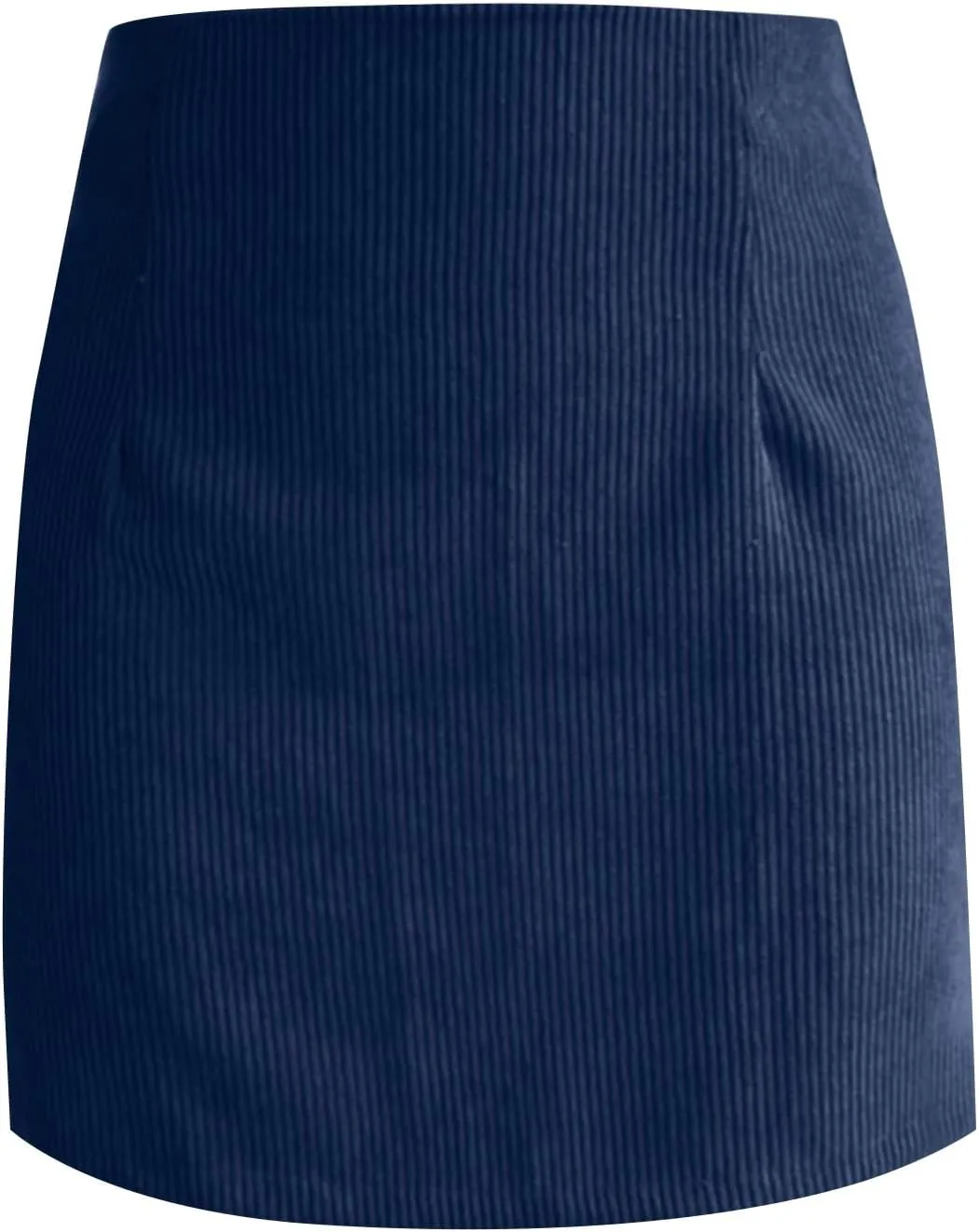Corduroy Skirt Women Comfy High Waist Mini Pencil Skirt Casual Fall Winter A Line Mini Skirts with Back Zipper