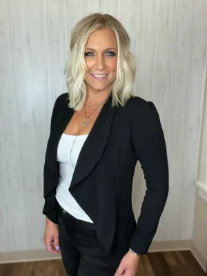 Feel Like This Blazer In Black