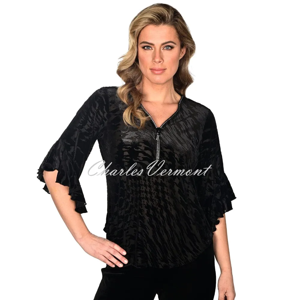 Frank Lyman Top With Diamante Neckline - Style 234289
