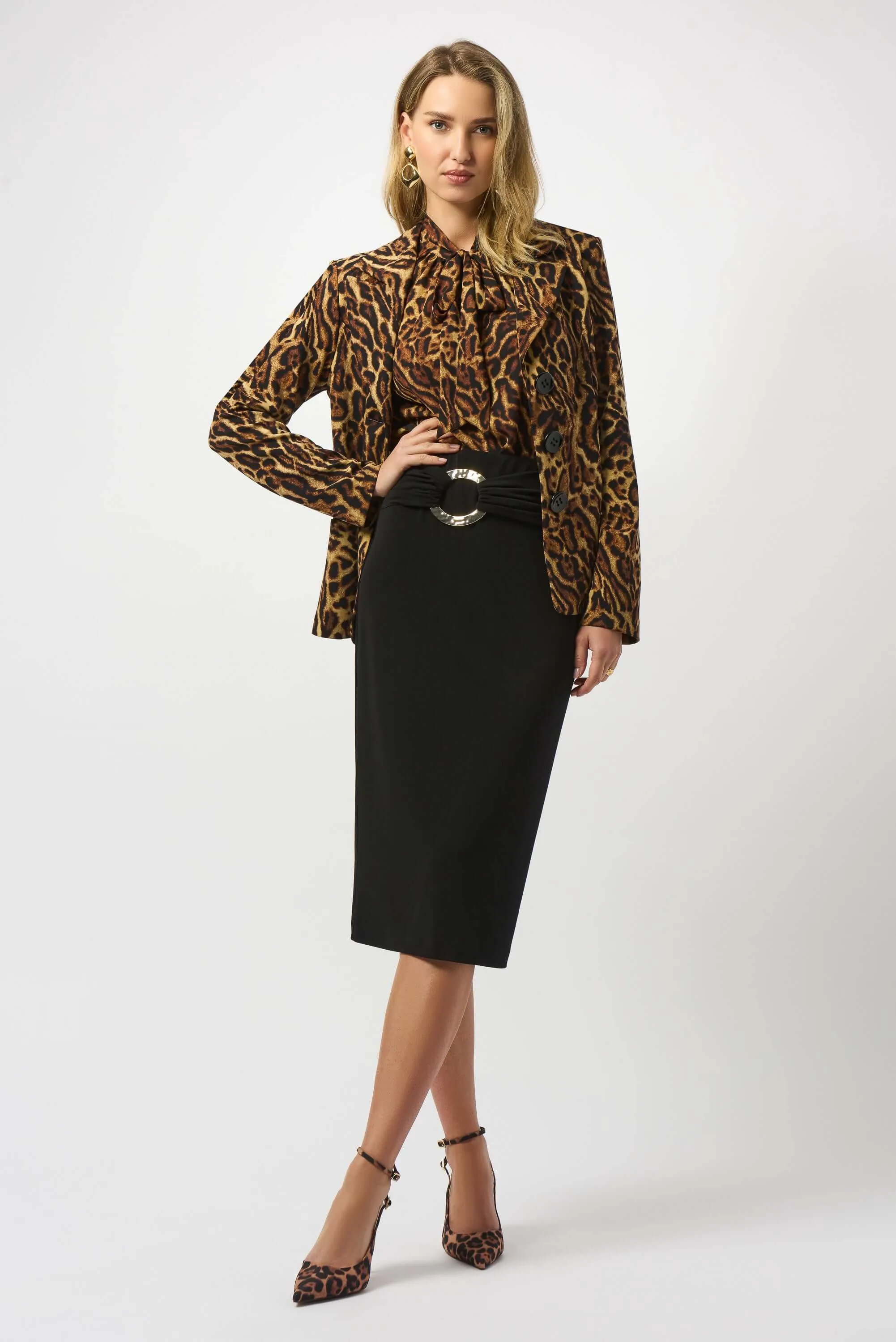 Joseph Ribkoff Finesse Blazer in Animal 253051