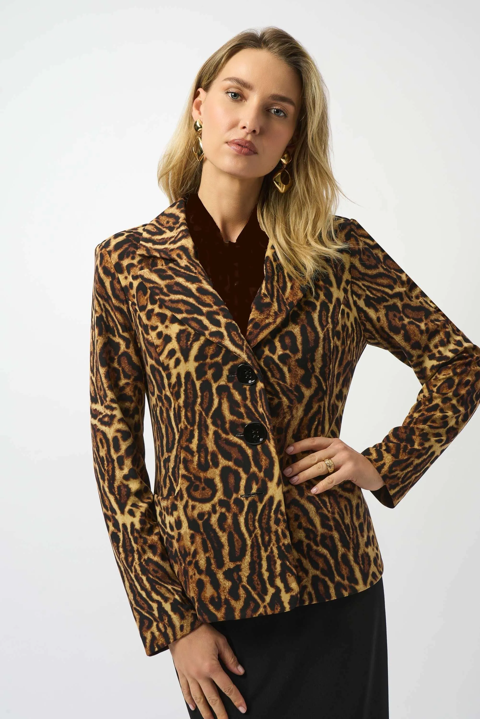 Joseph Ribkoff Finesse Blazer in Animal 253051