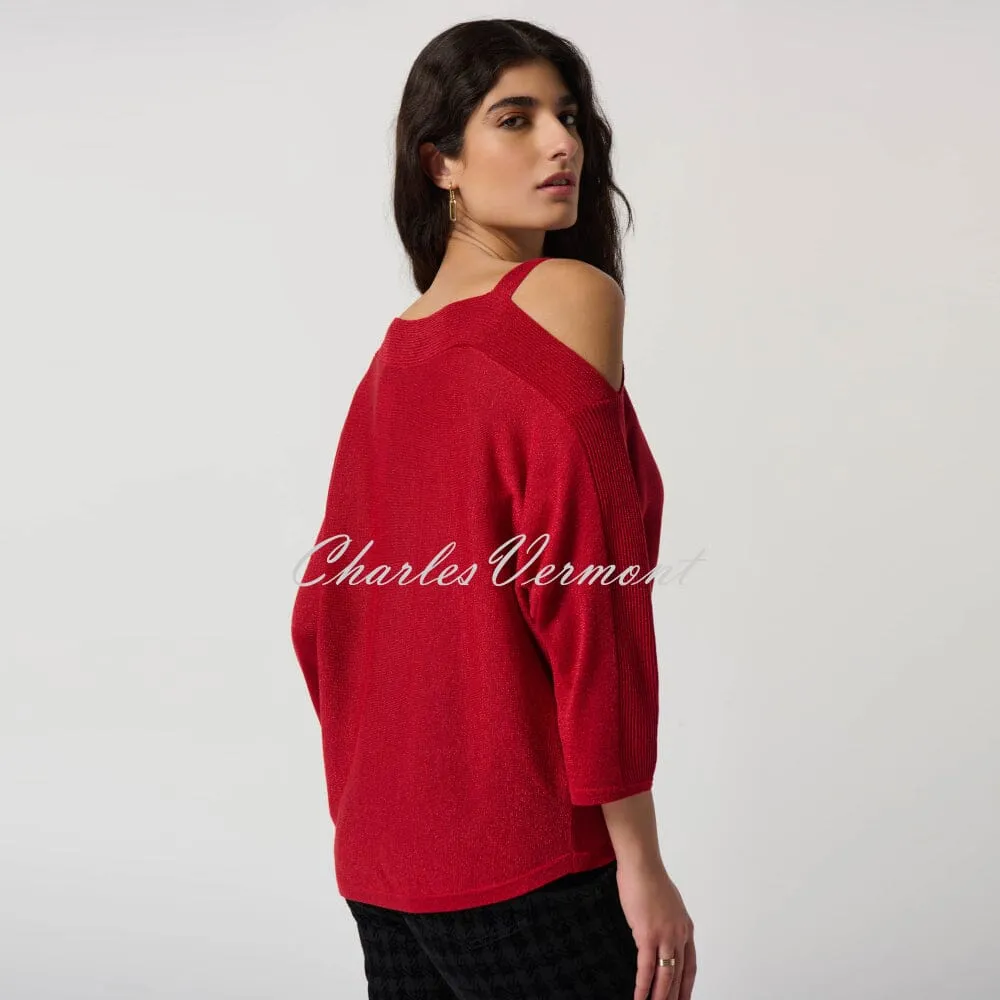 Joseph Ribkoff Off-Shoulder Sparkle Top - Style 234916