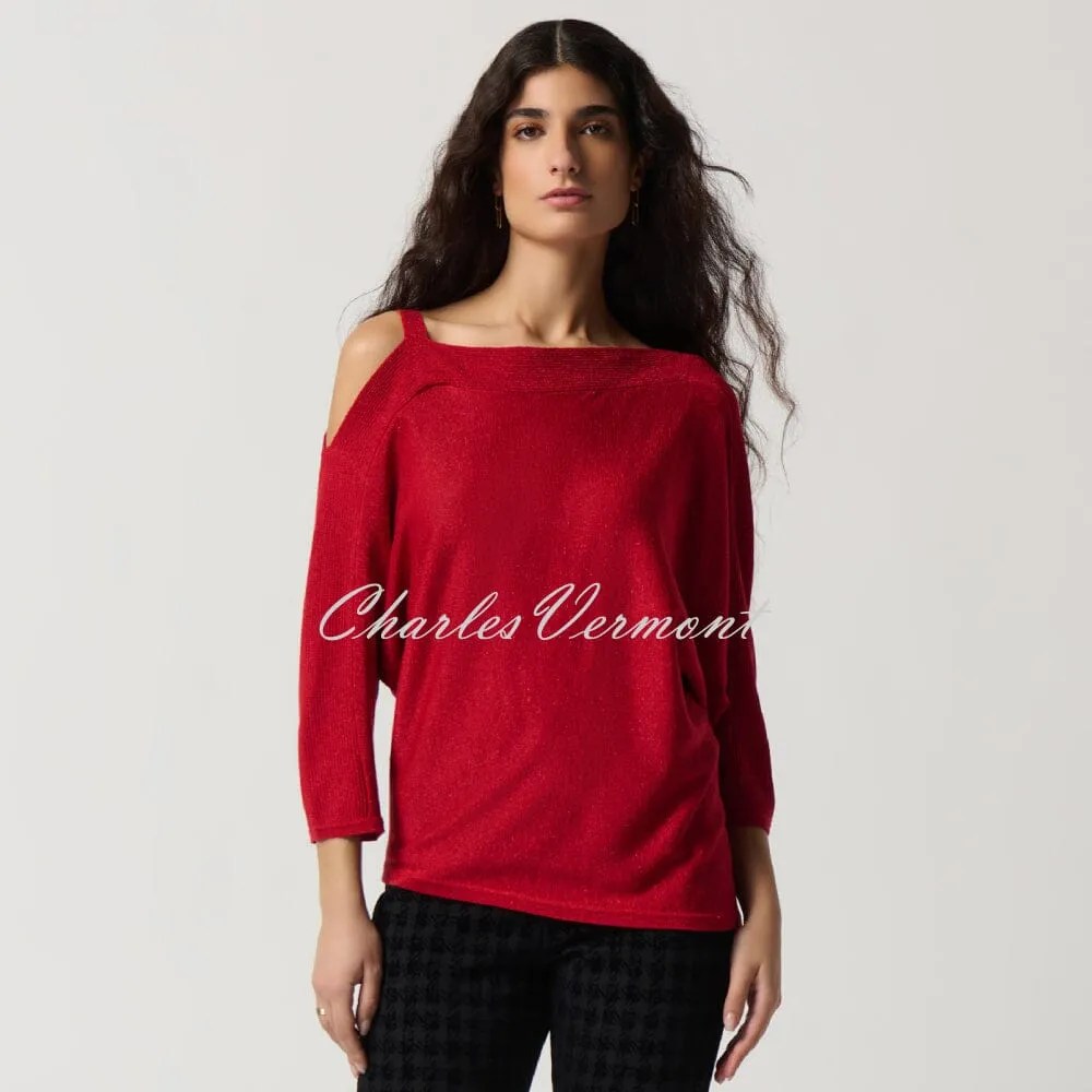 Joseph Ribkoff Off-Shoulder Sparkle Top - Style 234916