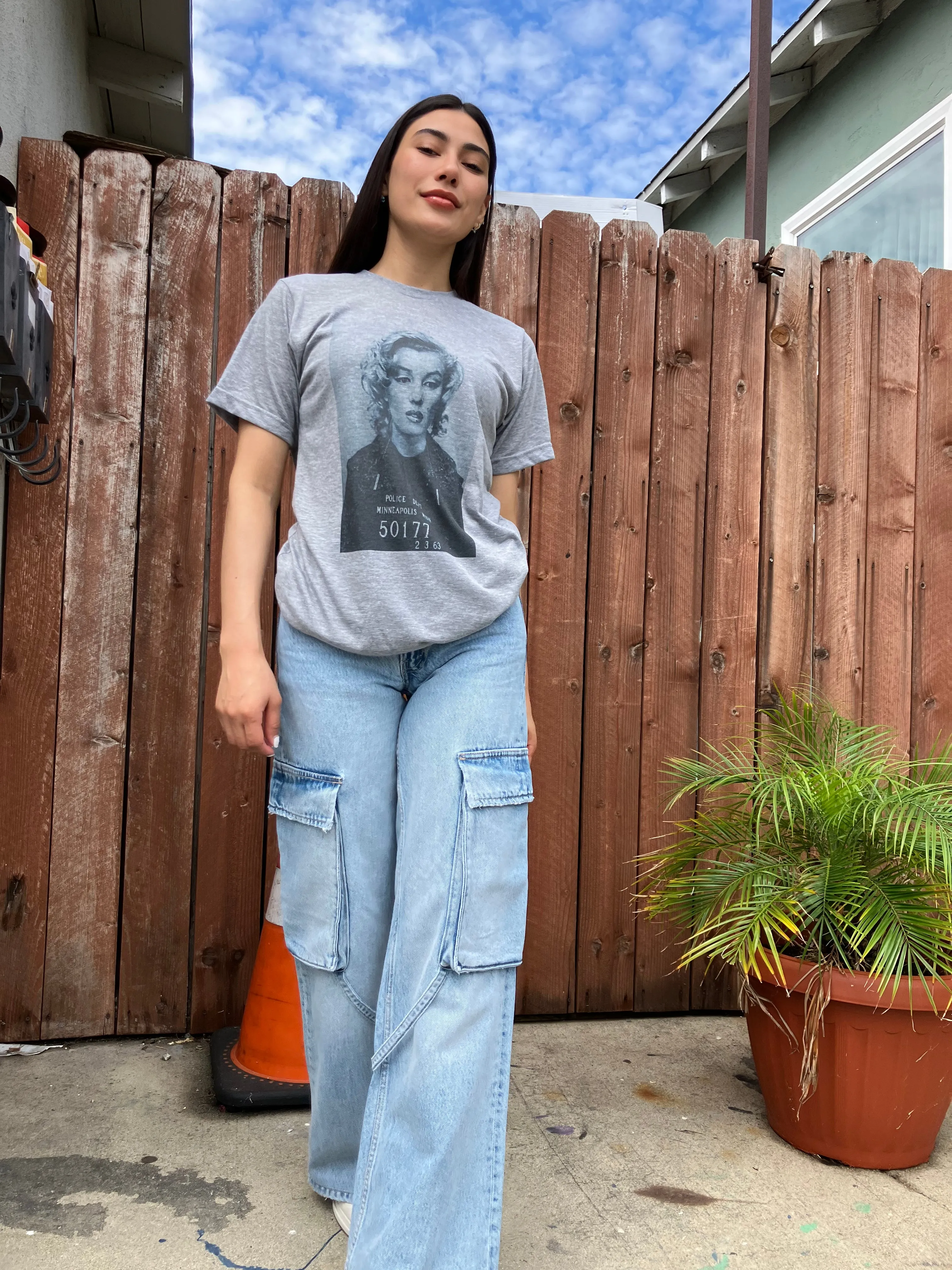 Marilyn Monroe Retro Vintage Graphic Design T-shirt