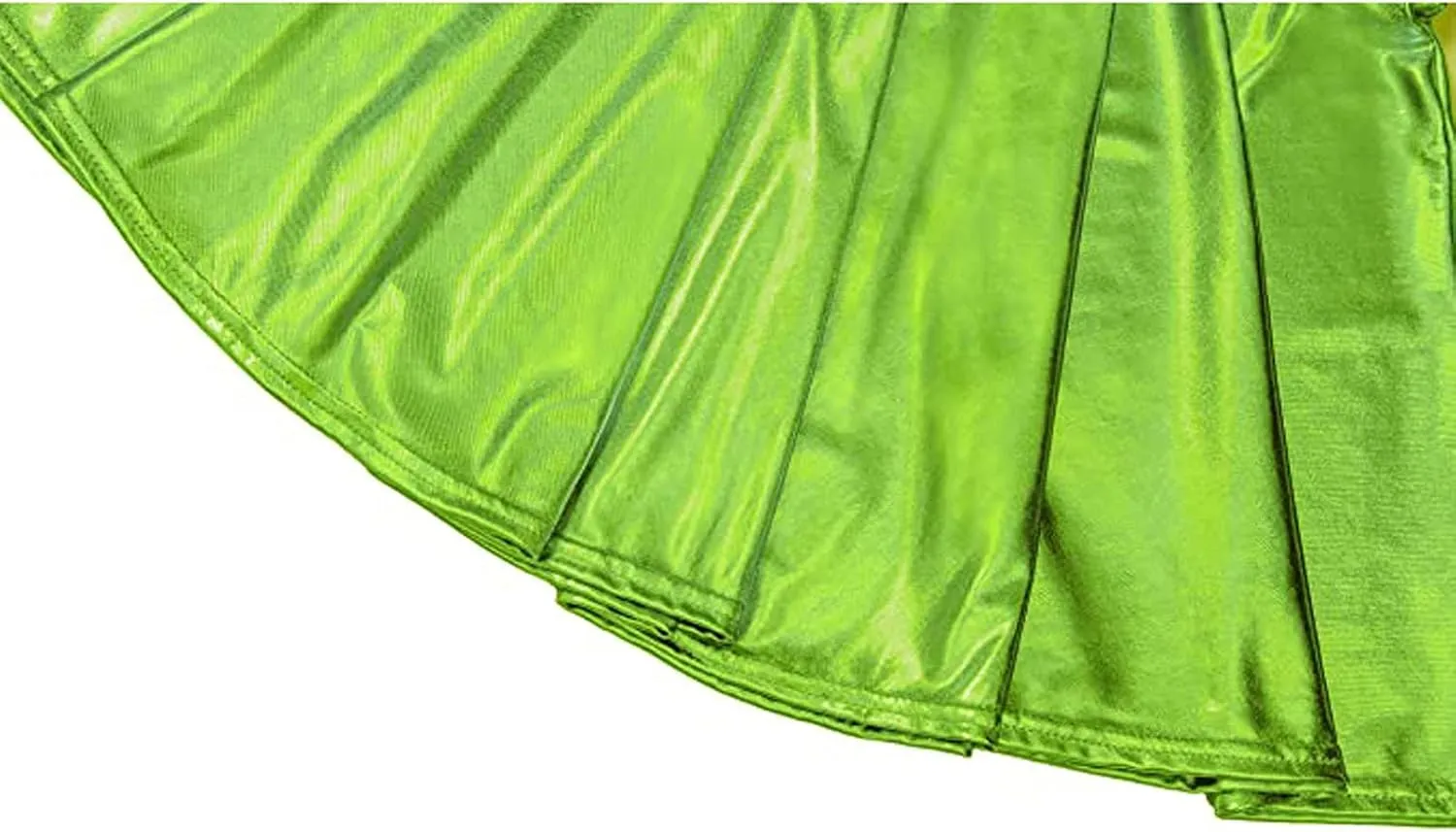 Mini Plaid Skirts for Women Sexy A-Line Shiny Mini Fashion Casual Flared Women's Pleated Skirt Skirt Womens
