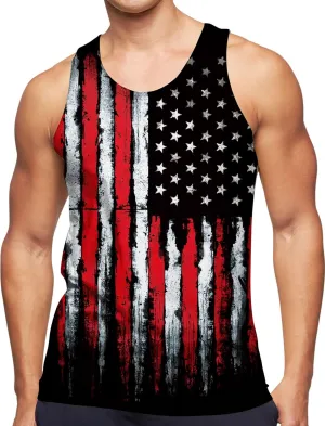 RAISEVERN Mens Tank Top Summer Sleeveless Shirts Beach Graphic Gym Running Undershirts Funny Workout Tees