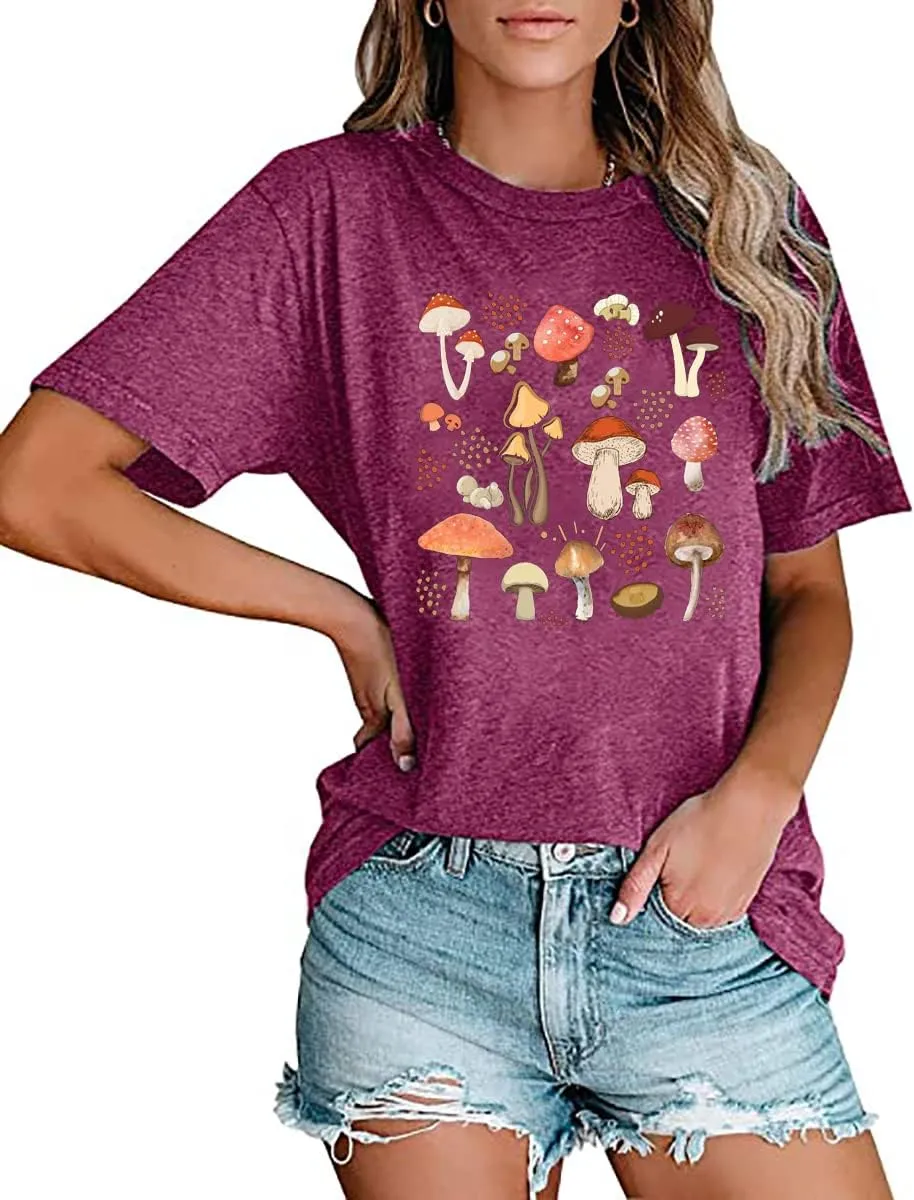 Retro Stay Groovy Shirt for Women Hippie 70s T-Shirt Cute Floral Graphic Tees Casual Summer Short Sleeve Tops