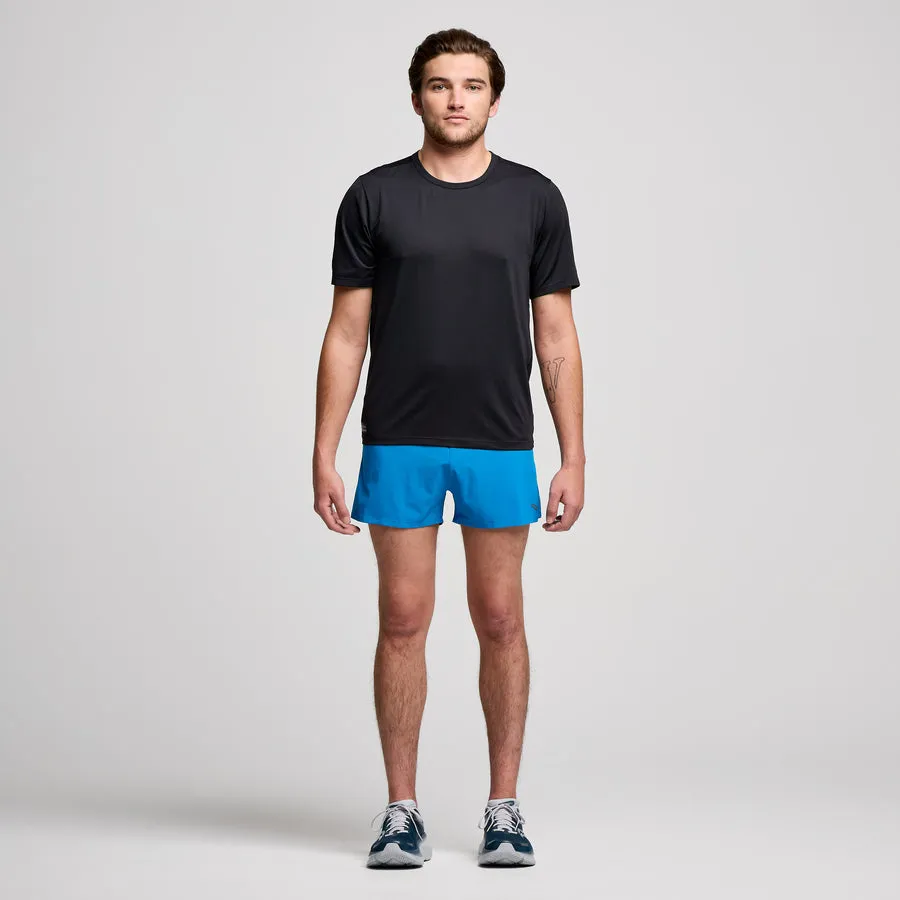 Saucony Stopwatch Short Sleeve Tee | Black | Mens