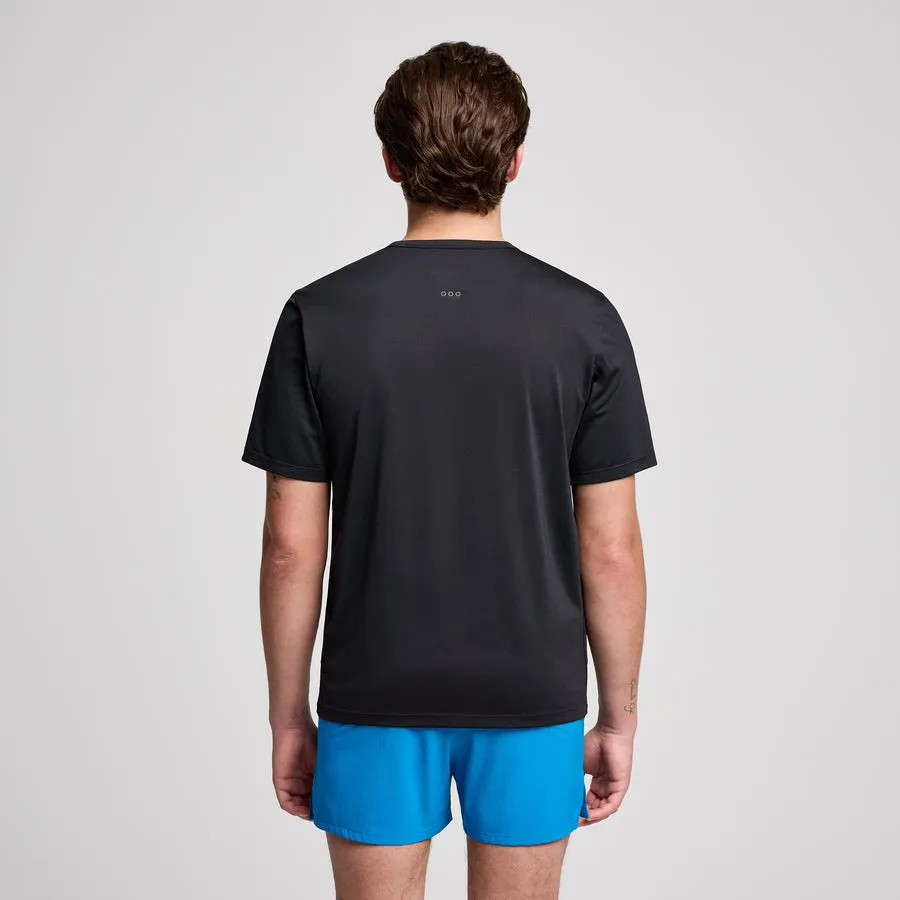 Saucony Stopwatch Short Sleeve Tee | Black | Mens