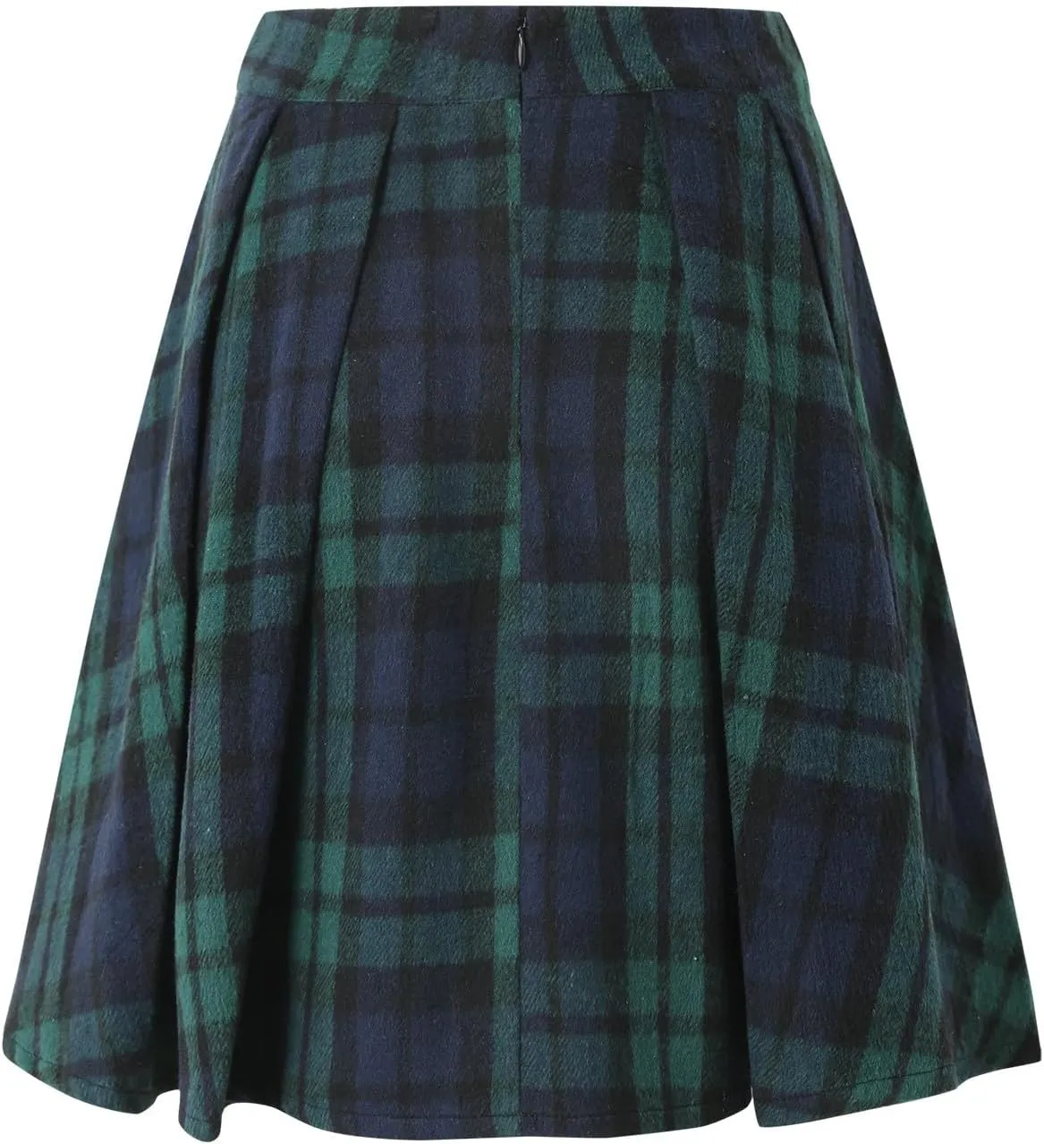 Skirts for Women Trendy Plaid Y2K High Elastic Waist Flowy Ruffles Casual Pleated Short Skirts for Summer Streetwear