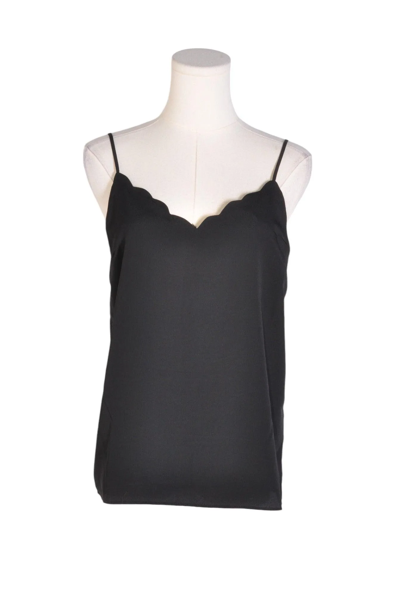 SWEET LOVELY Women Silk Tops Regular fit in Black - S, L