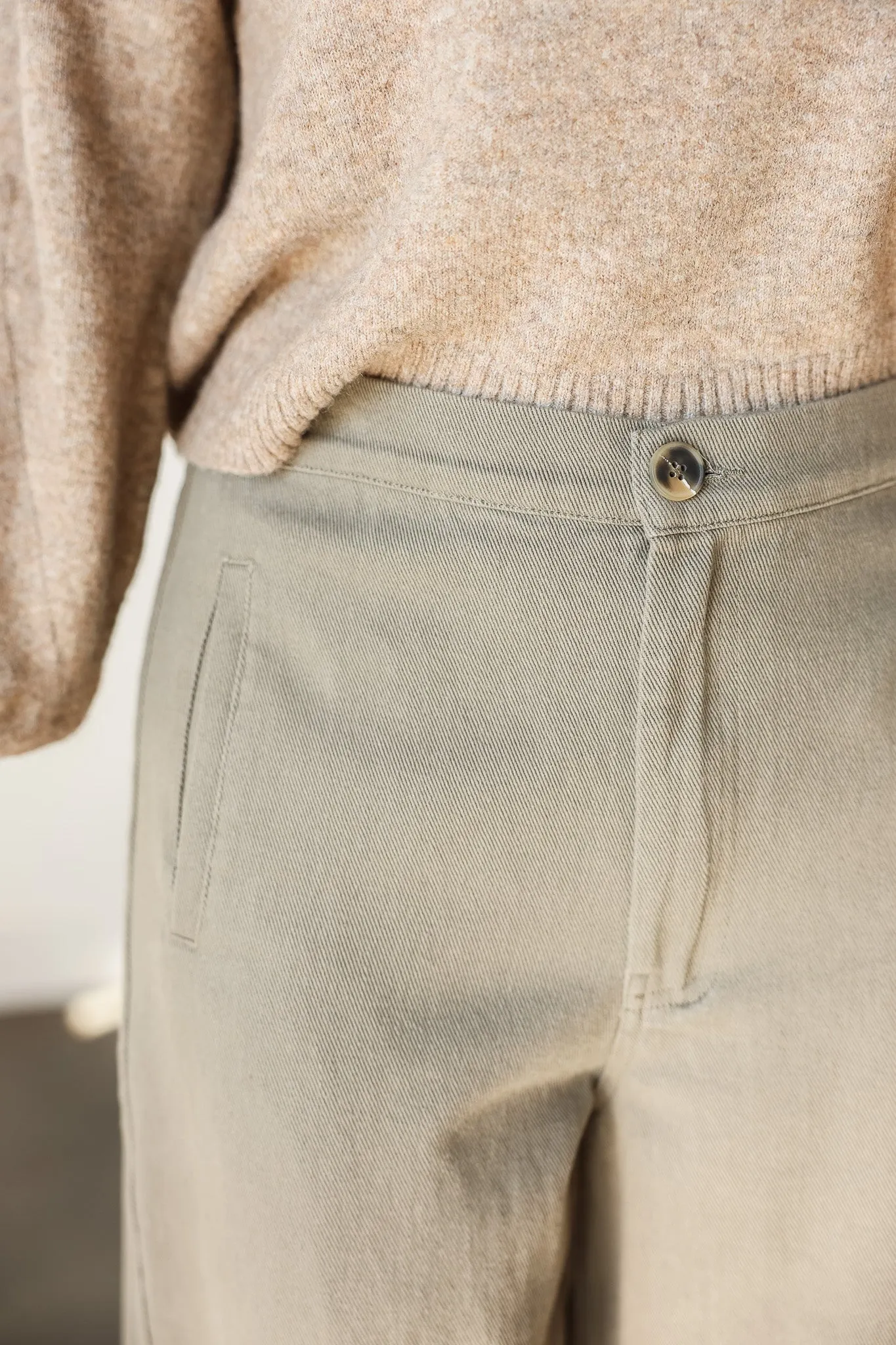 Twill Pants - Olive