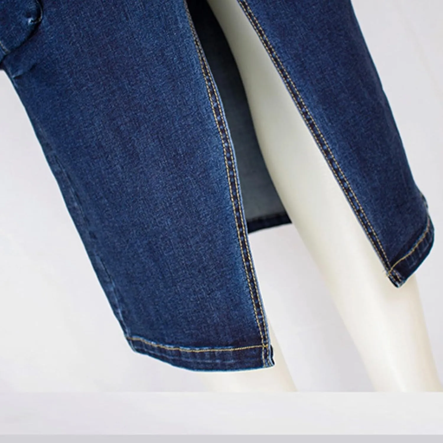 Women Split Front Cargo Denim Skirt Y2K High Waist Slim Fit Pencil Skirts Vintage Streetwear Midi Skirt with Pockets